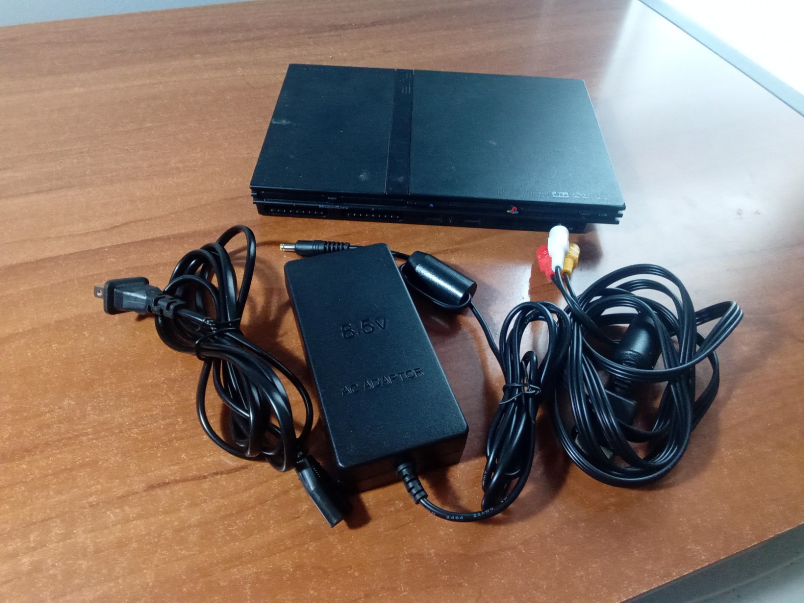 Sony PlayStation 2 Slim PS2 Console + Cables Bundle *TESTED* LNC
