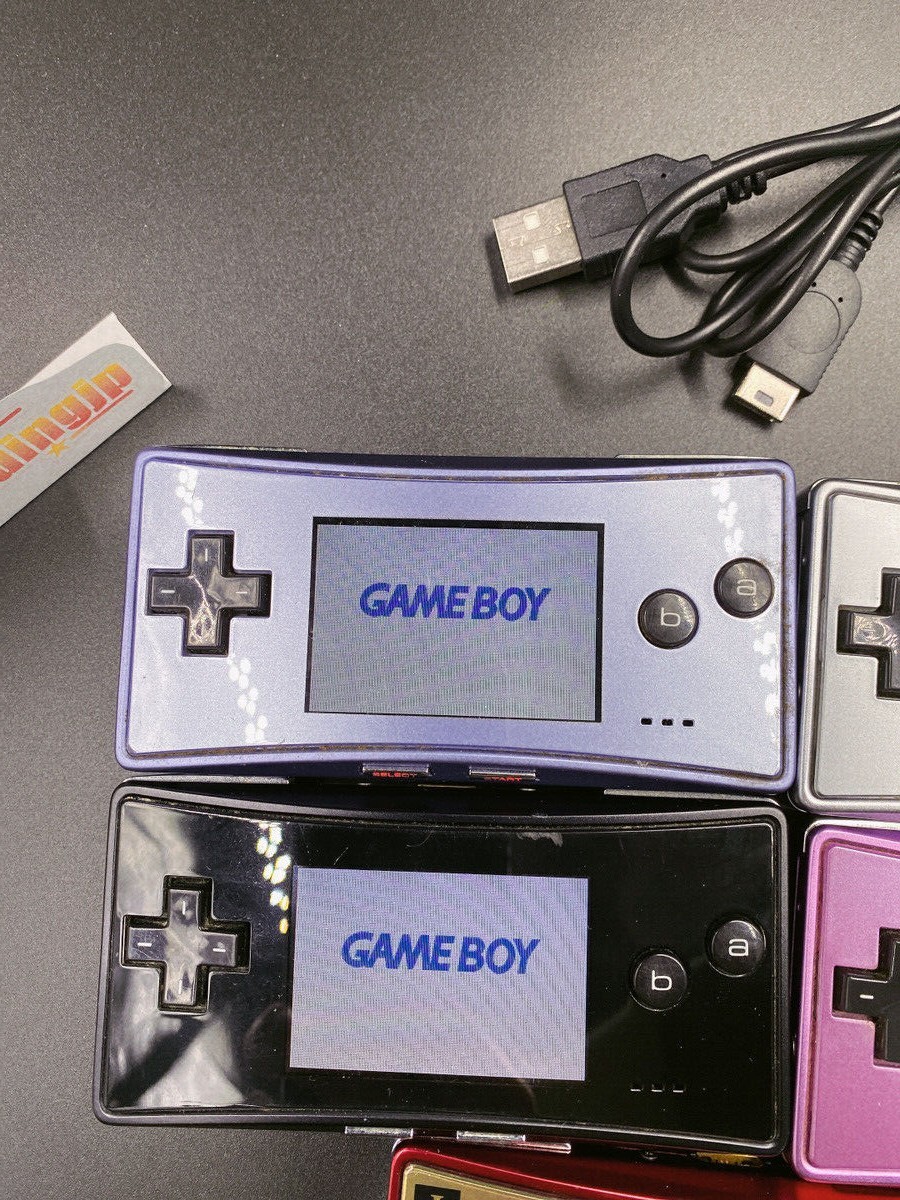 Nintendo GameBoy Micro Console Various Colors to Choose Japanese Edition Tested