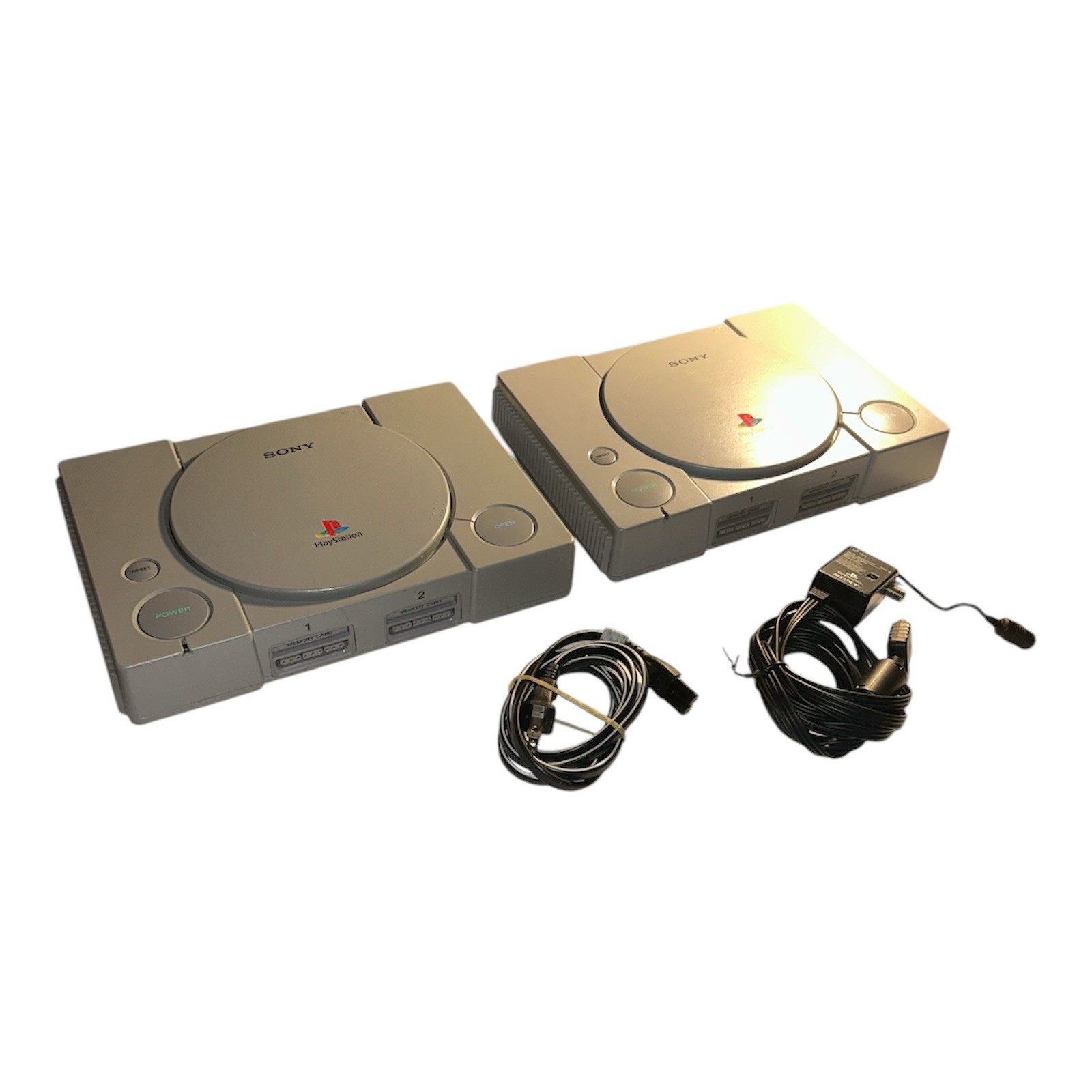 PS1 Model No. SCPH-5501 & 9001 + 2 DDR Mats + Game Sony PlayStation 1 Bundle