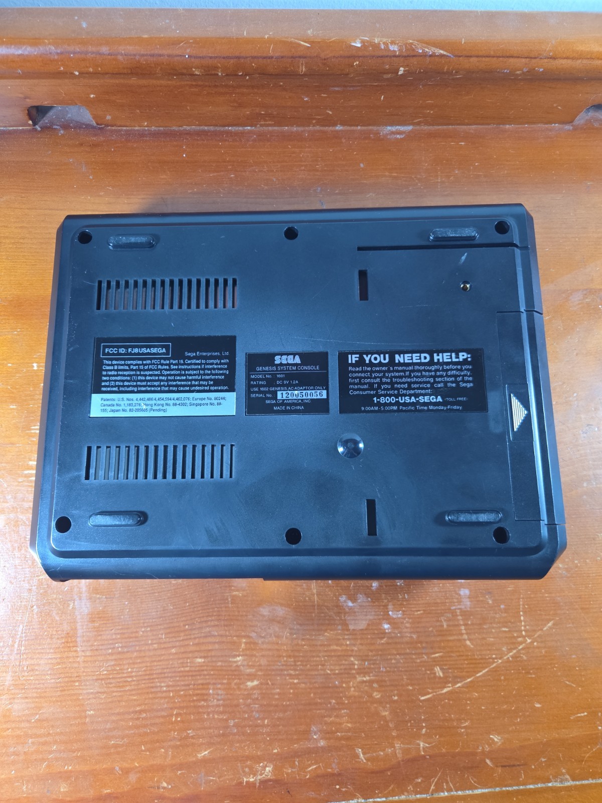 Sega Genesis 16-Bit Model 1601 Console Only – Tested Working System Only