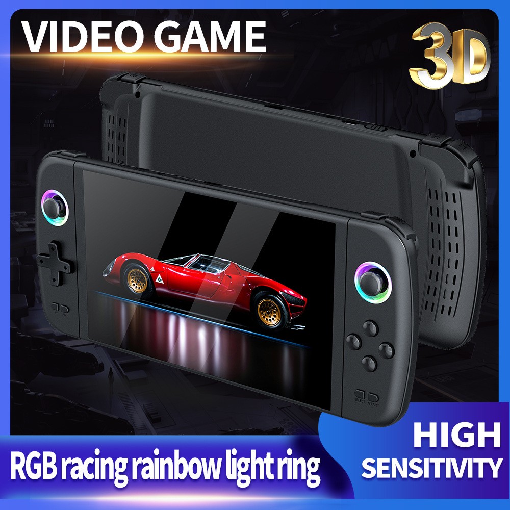 7″ M27 large screen handheld game console connected to TV for home use 64/128GB