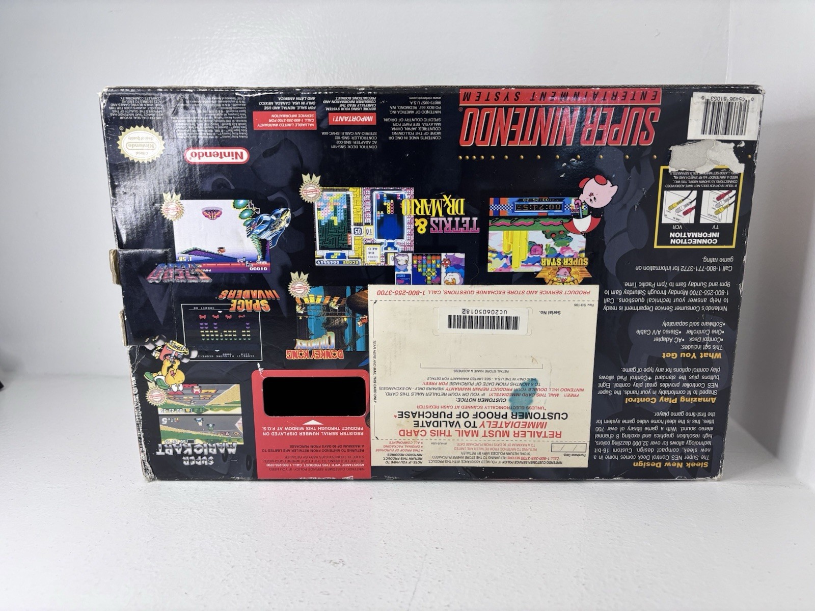 Super NES Control Deck Yoshi’s Island System in Box No Game! SNES Tested & Works