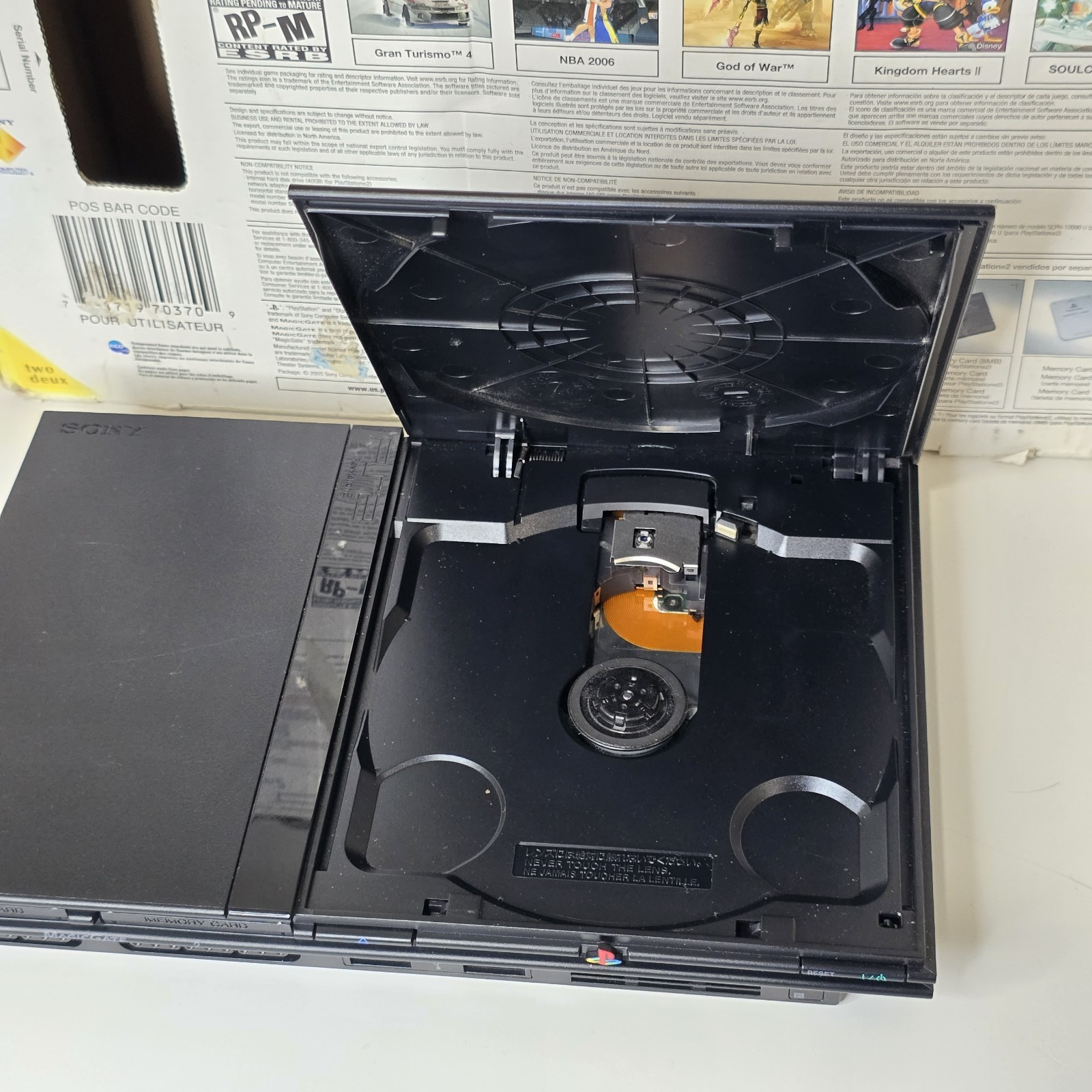 PlayStation 2 Slim Console SCPH-75001 BIG BUNDLE [READ DESCRIPTION]