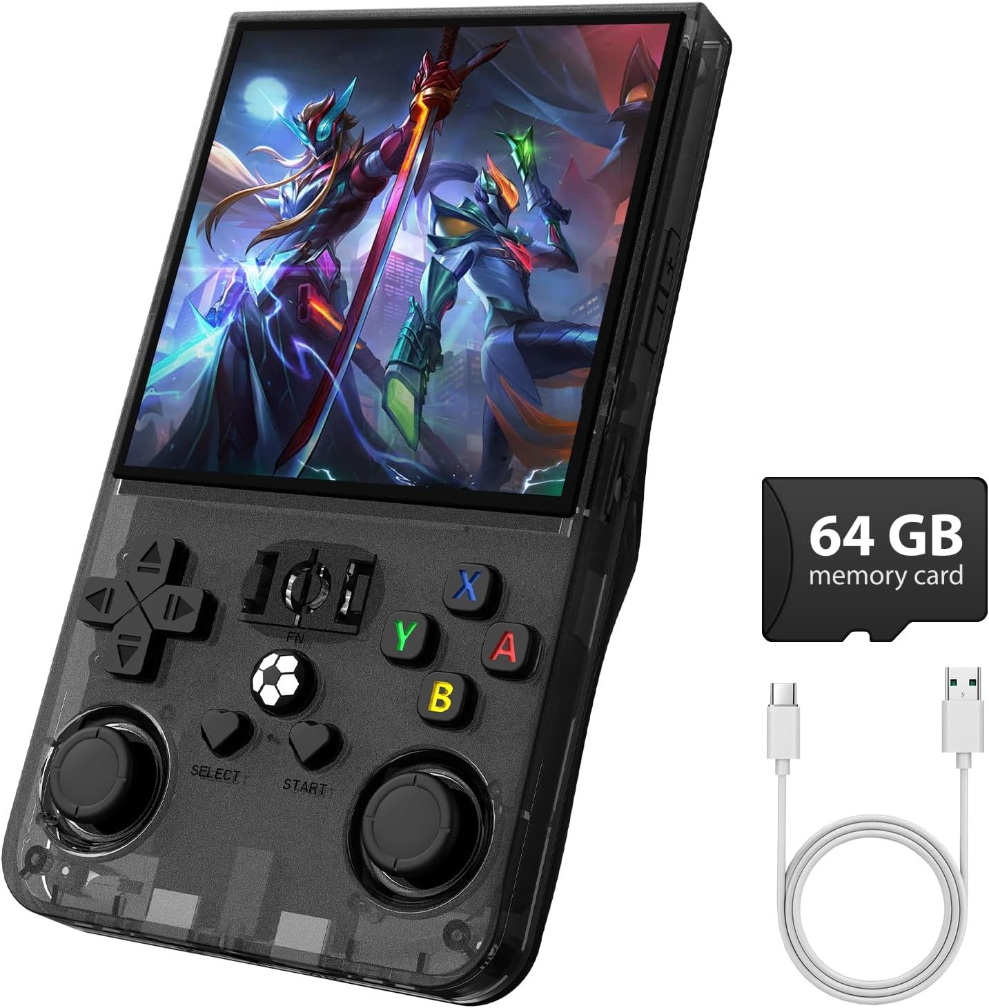 R36MAX Black Linux 64GB 4000mAh Handheld