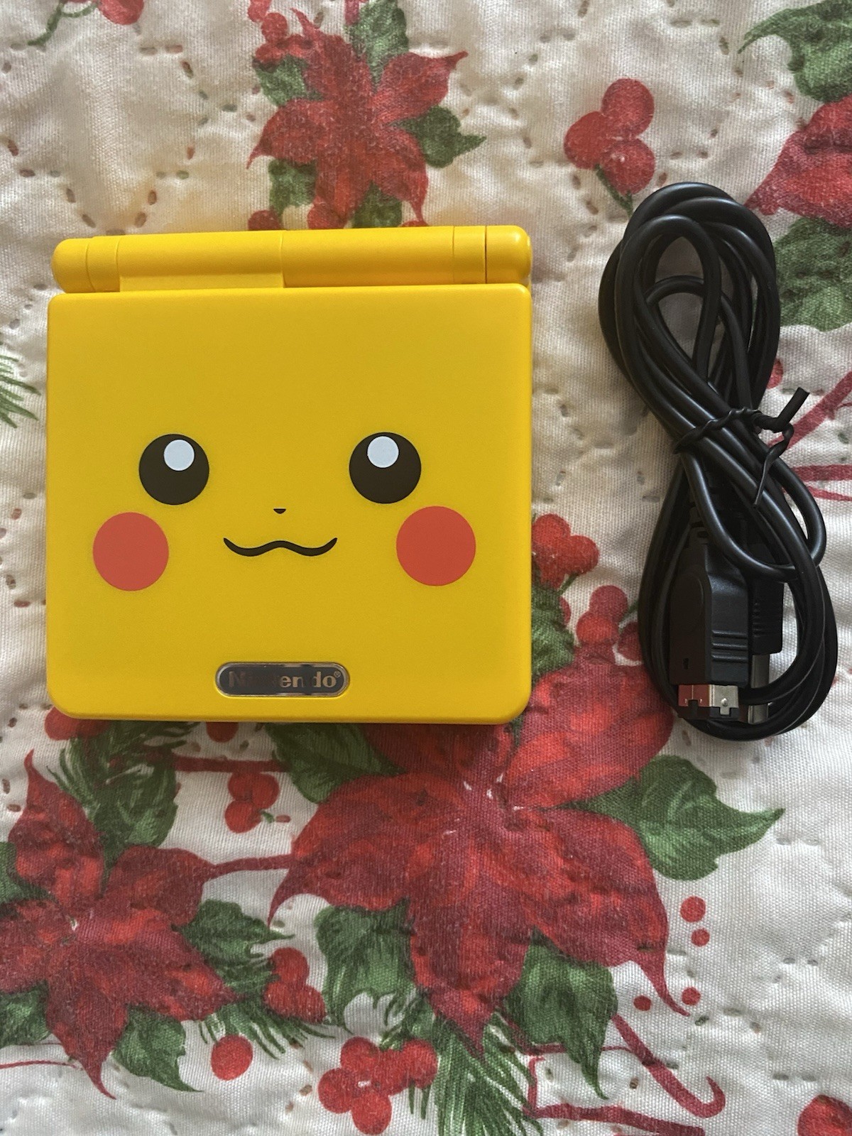 Game Boy Advance SP Pikachu Edition AGS-101 With Charger