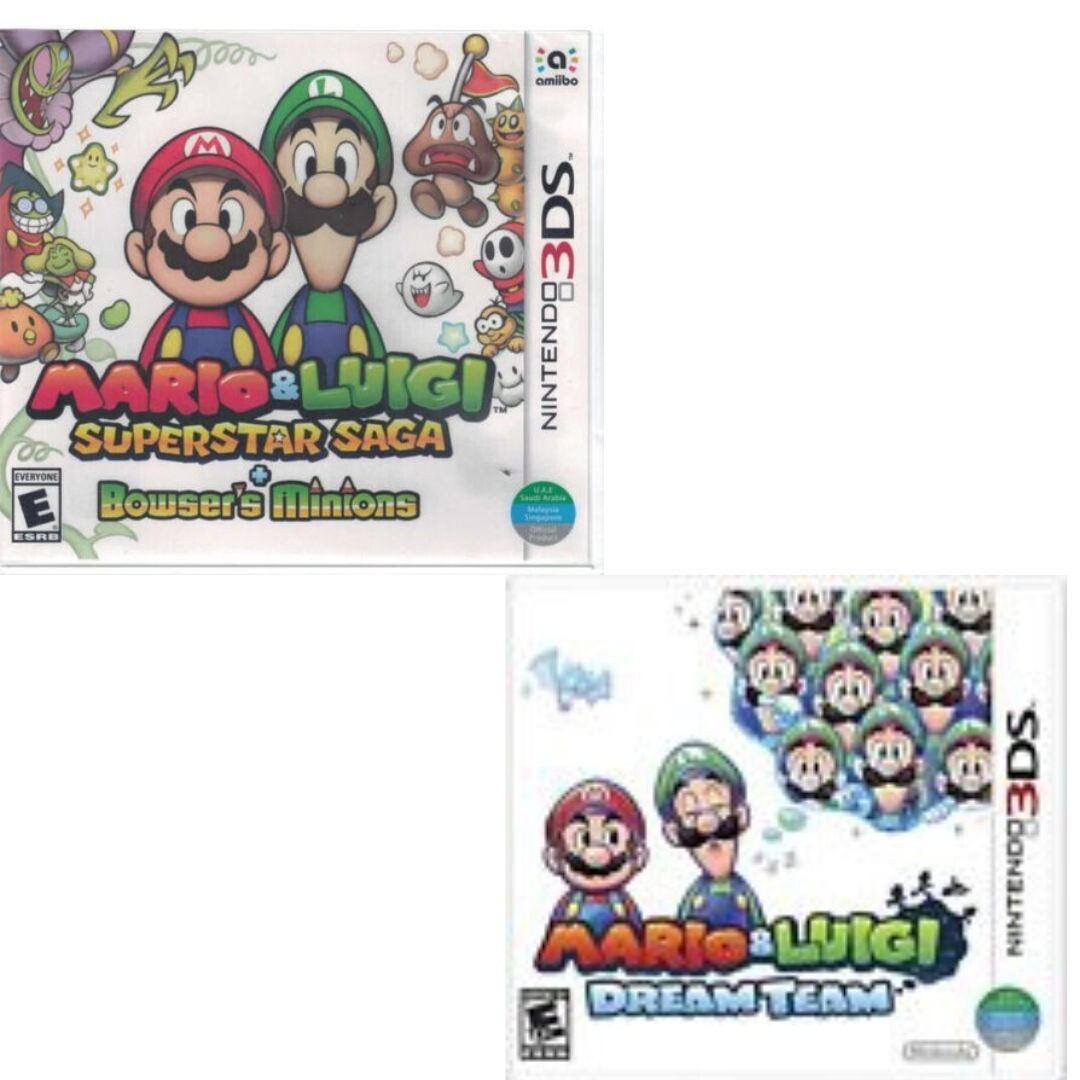 Mario & Luigi: Dream Team & Superstar Saga + Bowser’s Minions 3DS New Bundle