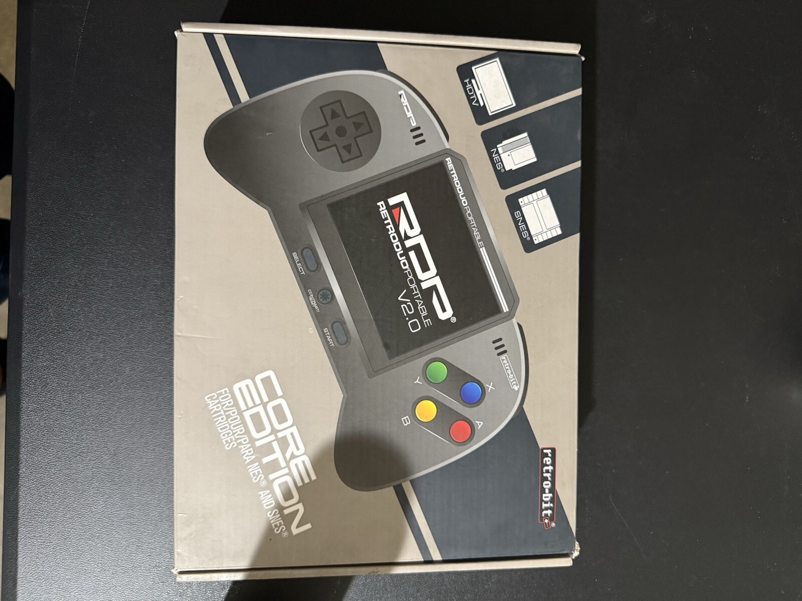 Retro duo Portable V2.0 Handheld System Portable – Black *COMPLETE/NEW*