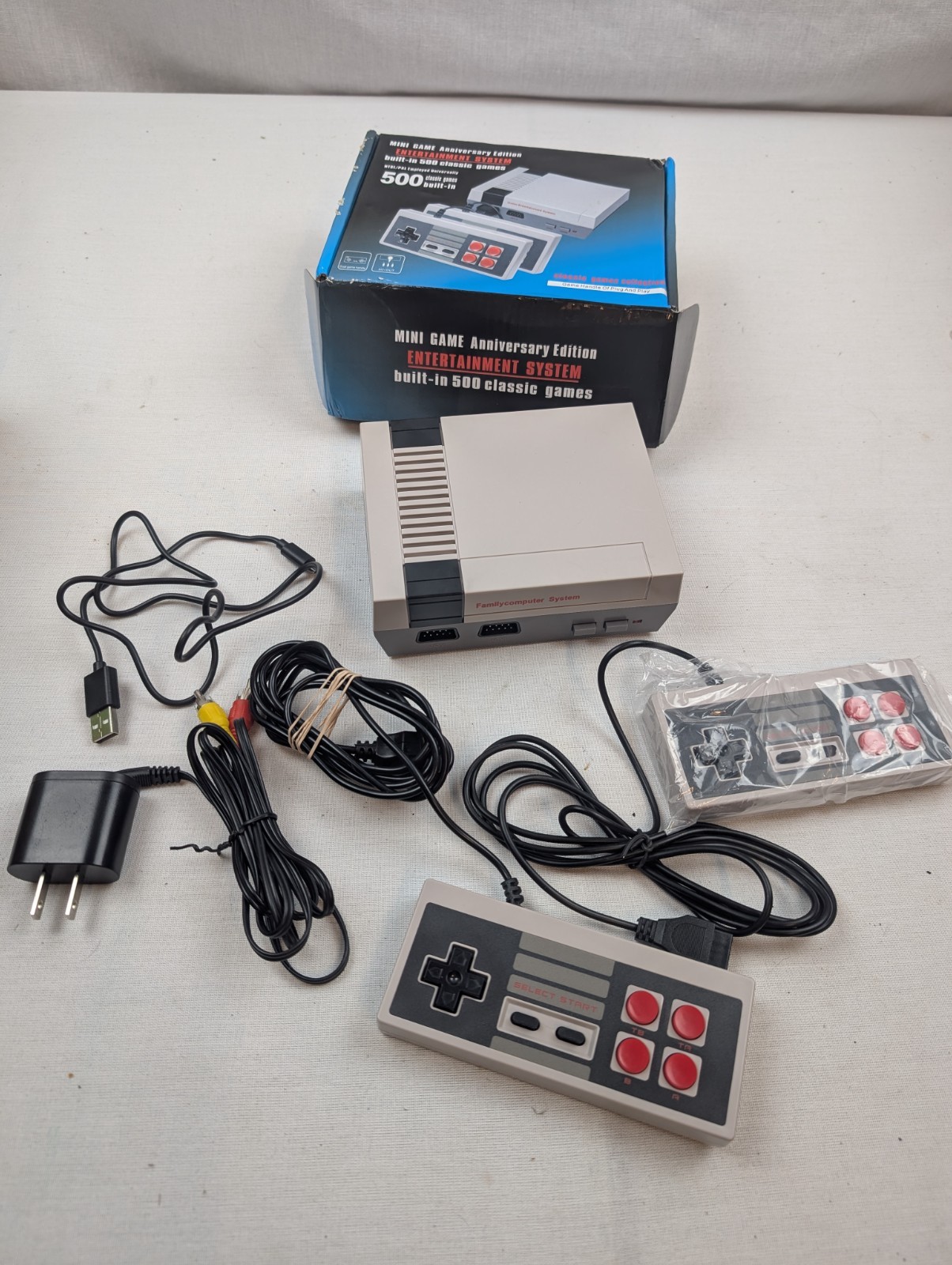 NES Mini Game Entertainment System Anniversary Edition 500 Classic Games TESTED