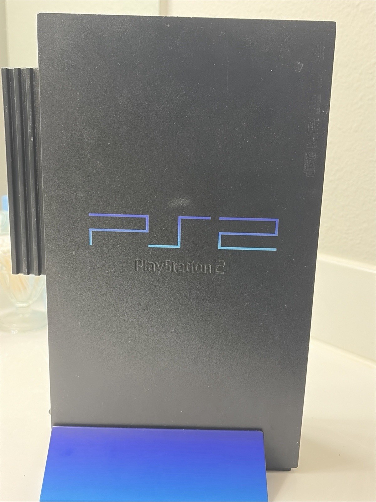 Sony PlayStation 2 Fat Console W/ Network Adapter SCPH 10281 + Vertical Stand