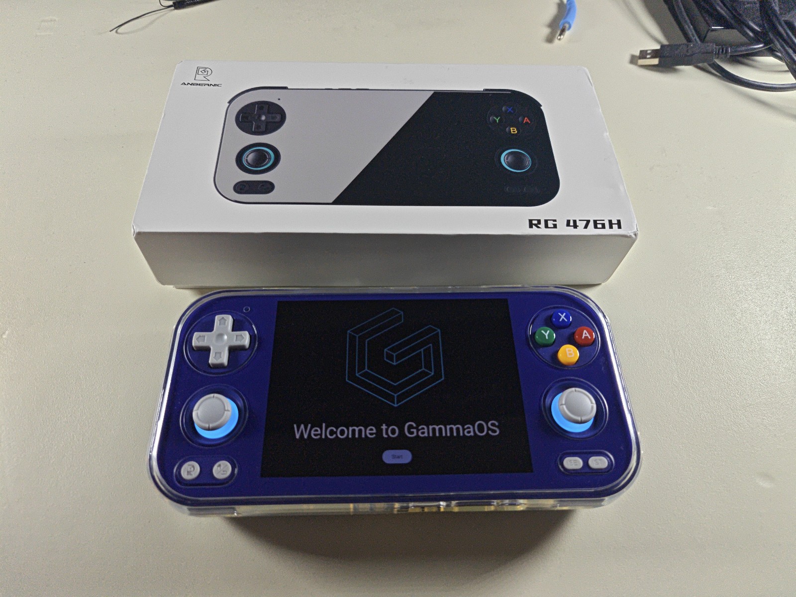 GammaOS Lite Preinstalled Degoogled De-Googled Anbernic RG 476H Android Console