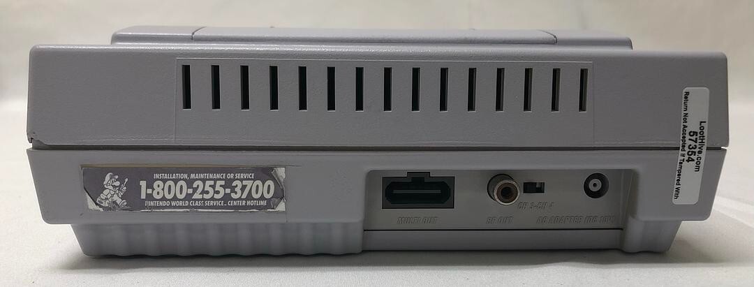 Super Nintendo Entertainment System OG SNES Console SNS-001 Video Game Bundle