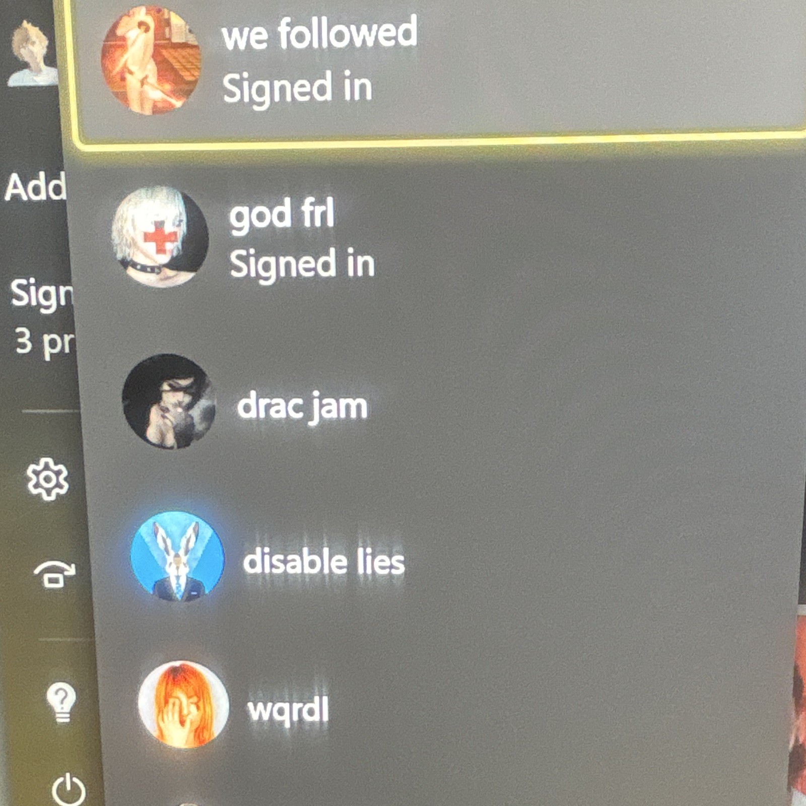 More accounts I want gone please buy deleting everything from this console soon