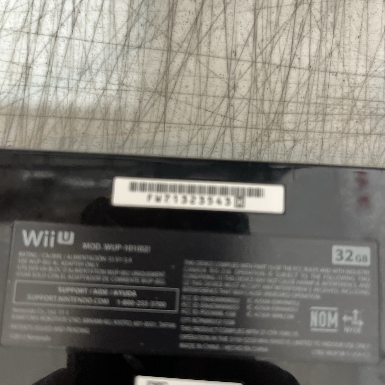 Nintendo Wii U 32GB Handheld System – Black (WUP-101(02)) Console Only