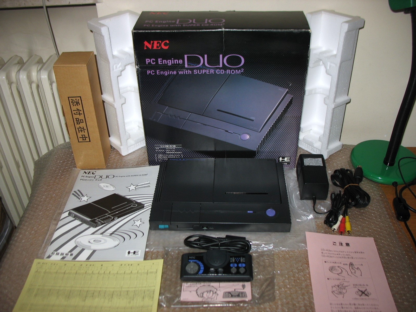 (CD NOT WORKING) BOXED NEC PC ENGINE DUO SUPER CD ROM CONSOLE JAP IMPORT!