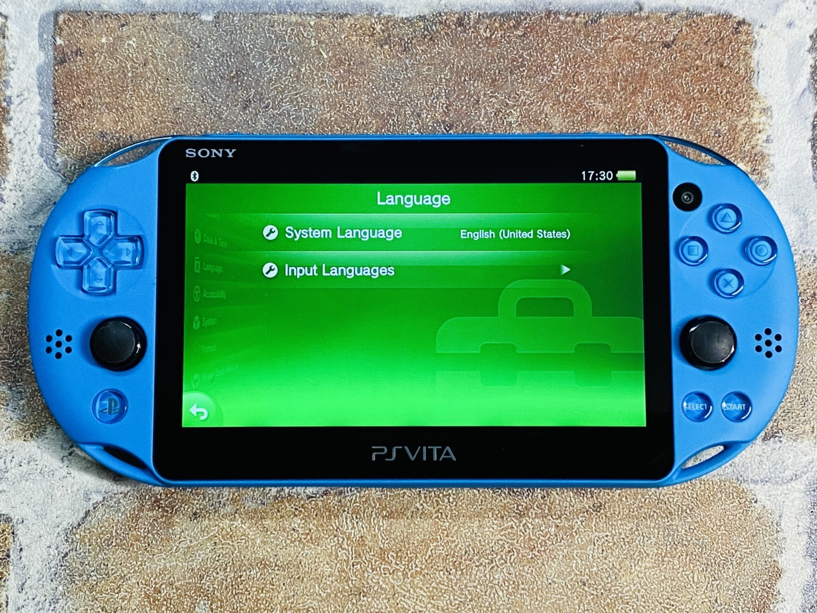 PS Vita PCH-2000 Aqua Blue SONY PlayStation Japan 16GB Charger Mobile Case EX P