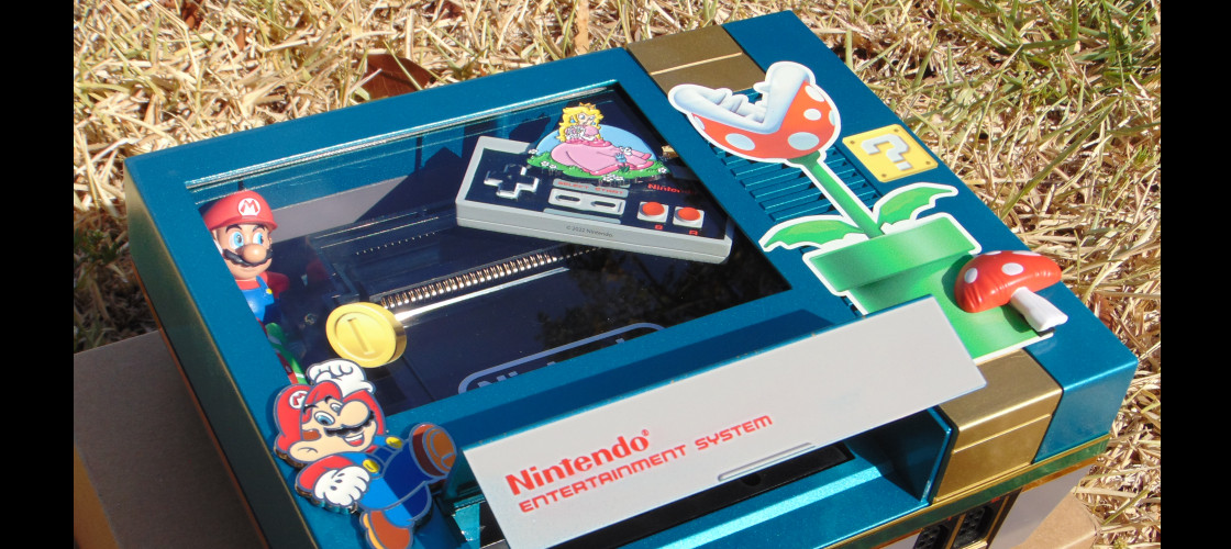 Nintendo NES Console CIB Tested Works 💙 MARIO EDITION NES CONSOLE 💙