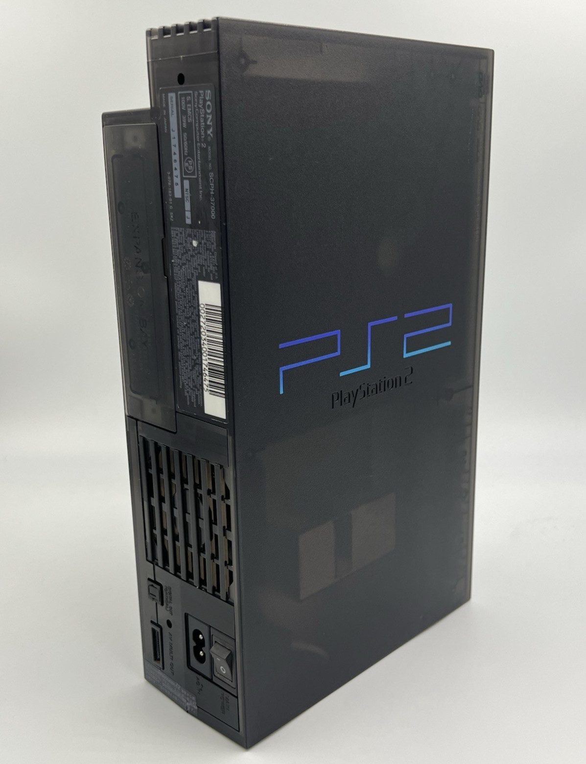 Sony PlayStation 2 PS2 Zen Black Translucent SCPH-37000 NTSC-J Console Only
