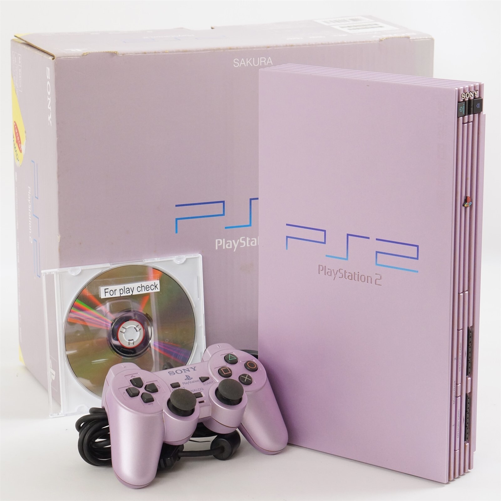 PS2 SAKURA Console System Boxed SCPH-50000 Tested Playstation 2 NTSC-J FJ0874173