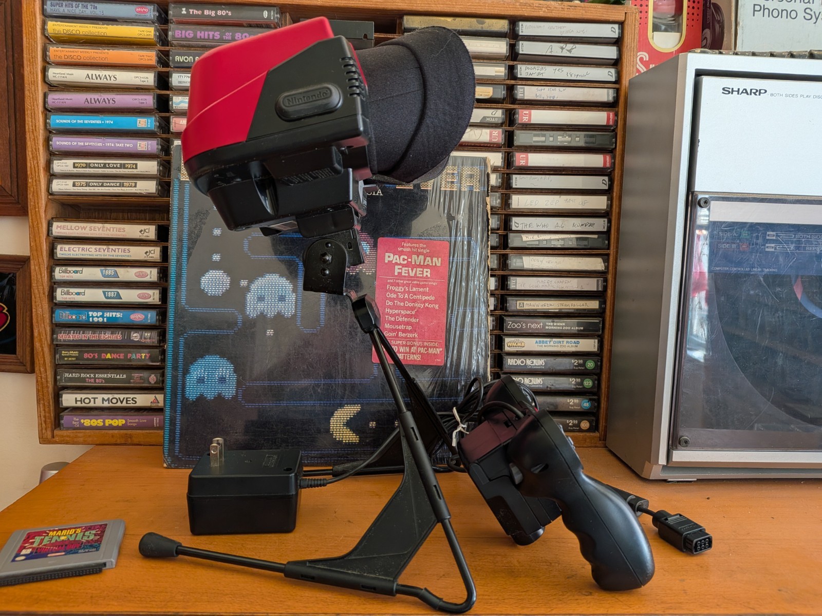 Nintendo Virtual Boy Console and Mario Tennis Bundle Ribbon Cables Repaired!