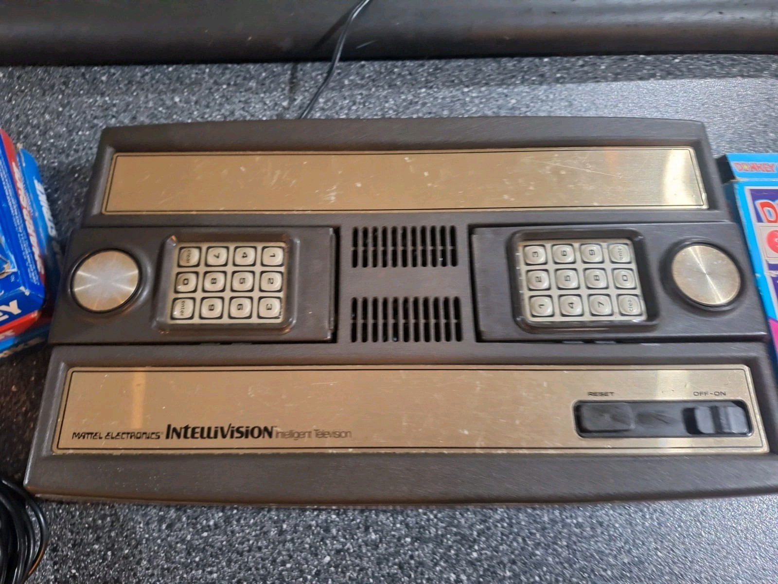 Mattel Intellivision Console Bundle With Games 100% TESTED WORKING Good Shape!