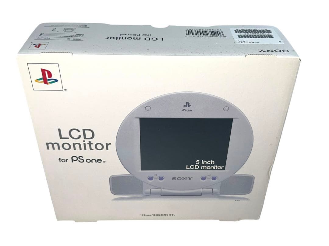 Sony PS One Combo SCPH-100 PS1 Console SCPH-130 LCD Monitor Tested s2319M
