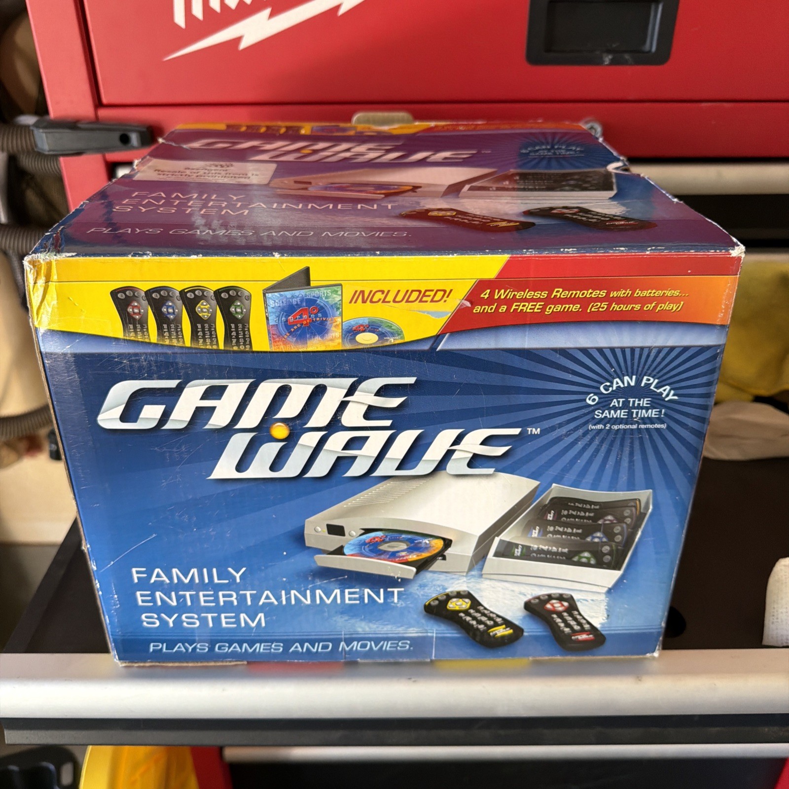 Game Wave Family Entertainment Video Game System Console w/ Box and Games