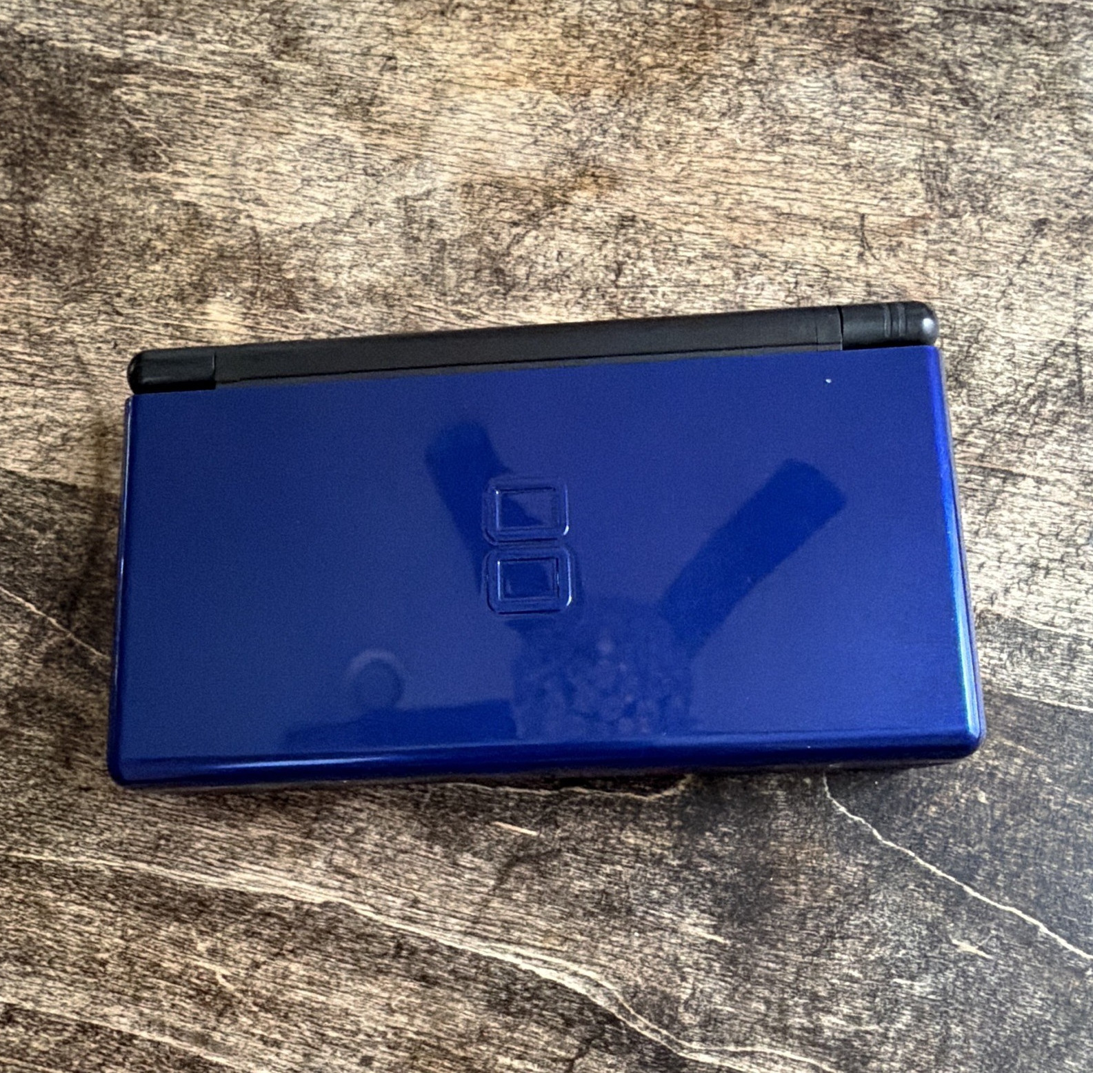 Nintendo DS Lite Handheld System Blue/Black USG-001 Headphone Jack