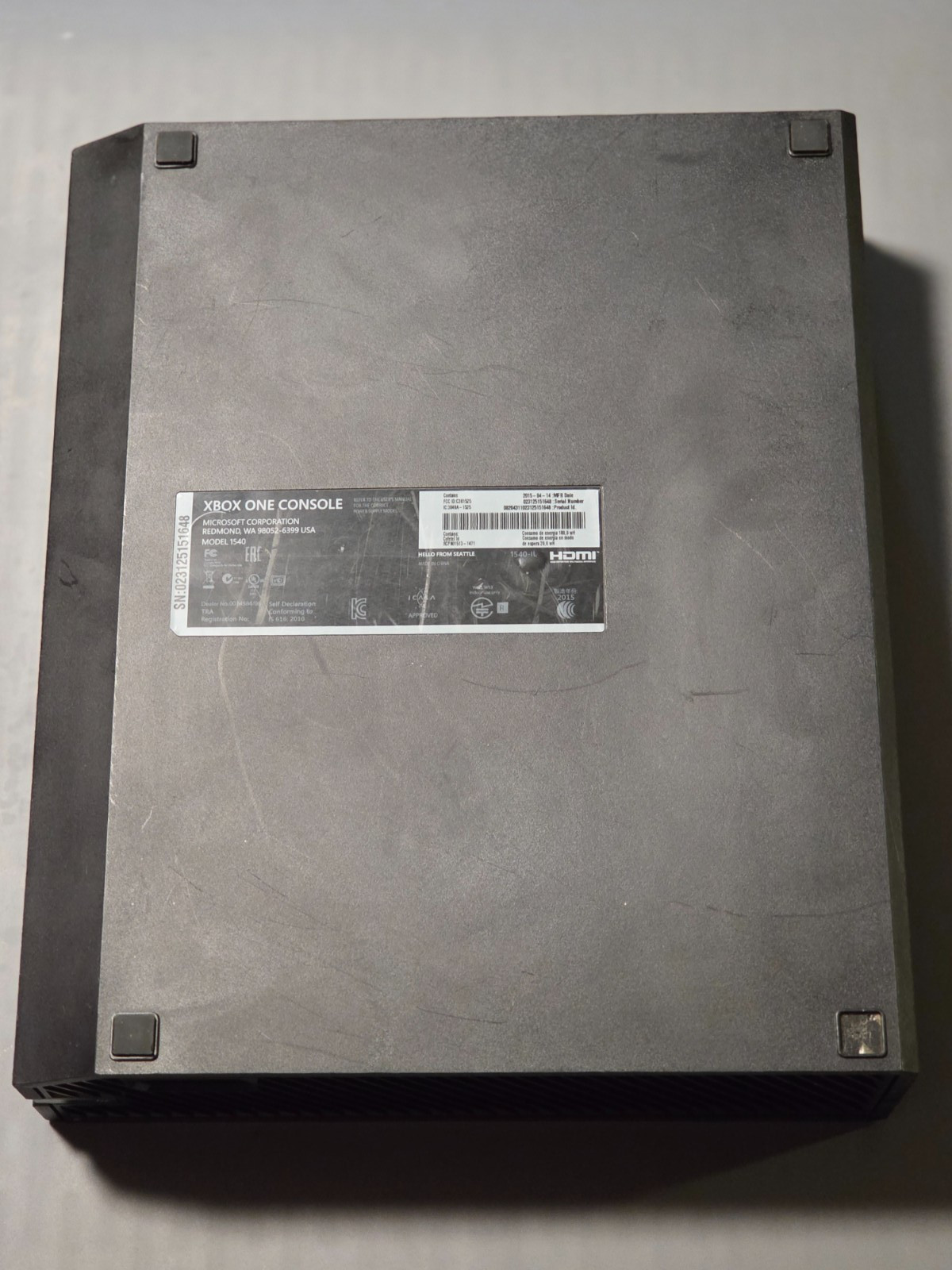 Microsoft Xbox One Model 1540 500GB Home Console – Tested & Working