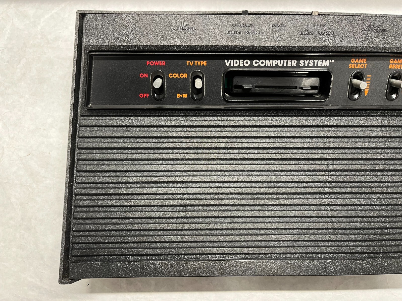 RARE 1982 ATARI 2600 VCS Black Vader Console System *Long BOX* Matching Package