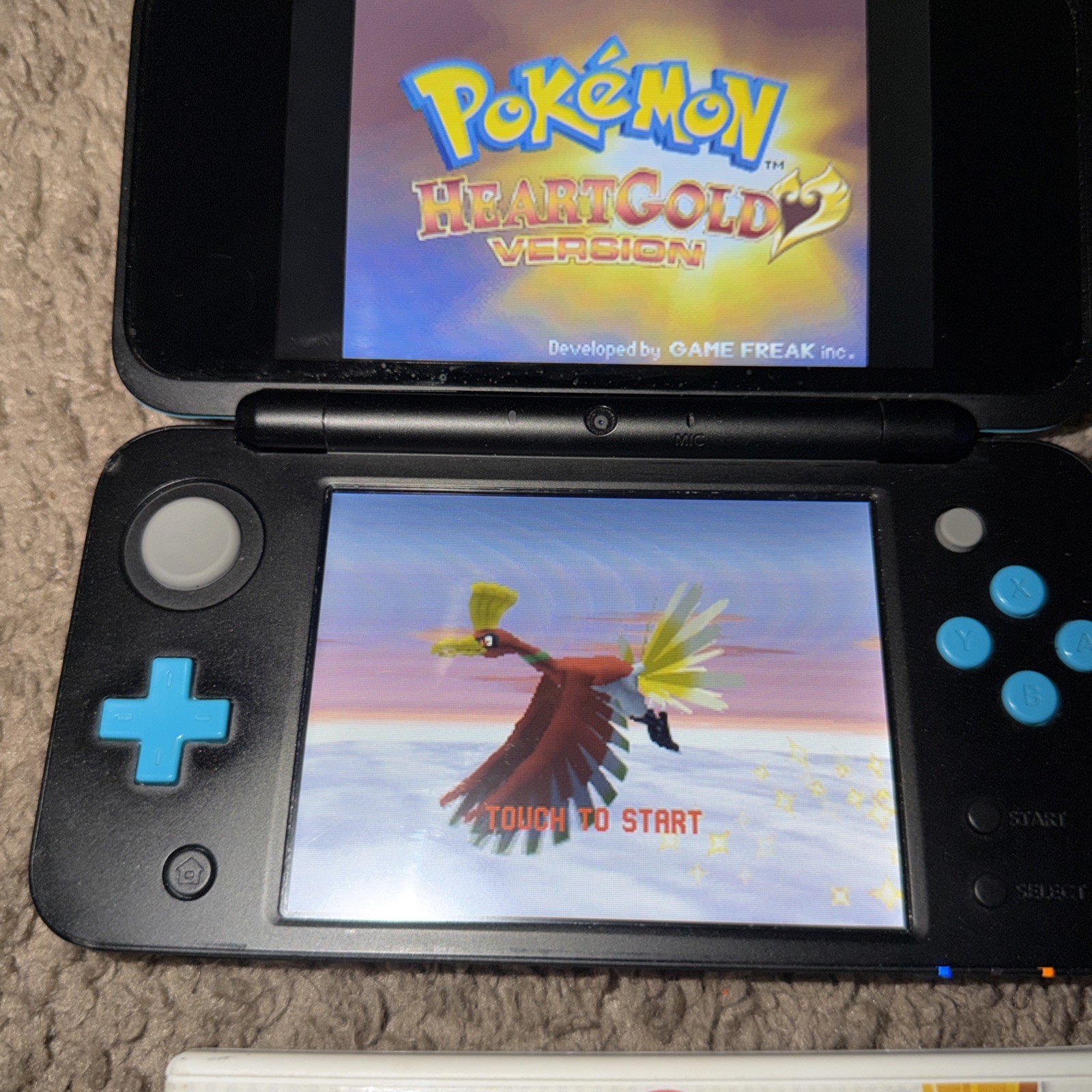 Nintendo New 2DS XL PLEASE READ Handheld Console Pokemon Heartgold And Mario 3d