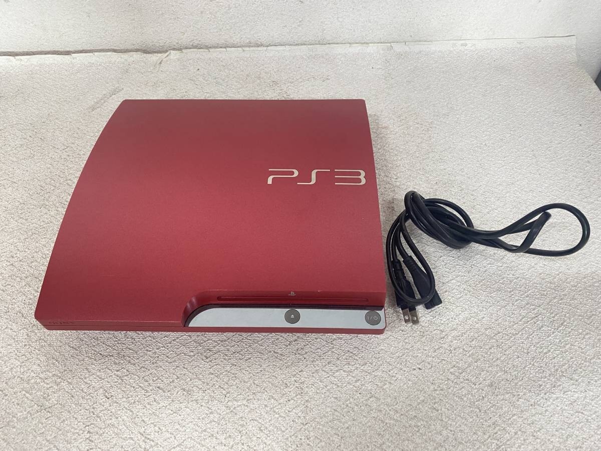 PS3 Console System 320GB Scarlet Red Game Japan CECH-3000B SR With Cable