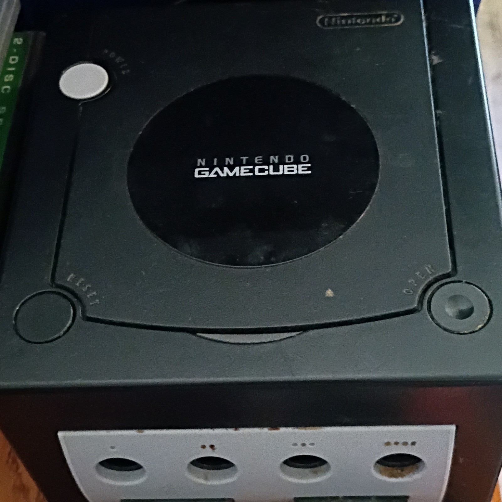 Nintendo GameCube DOL-001 Black Console NTSC-U/C Composite RCA Memory Slots