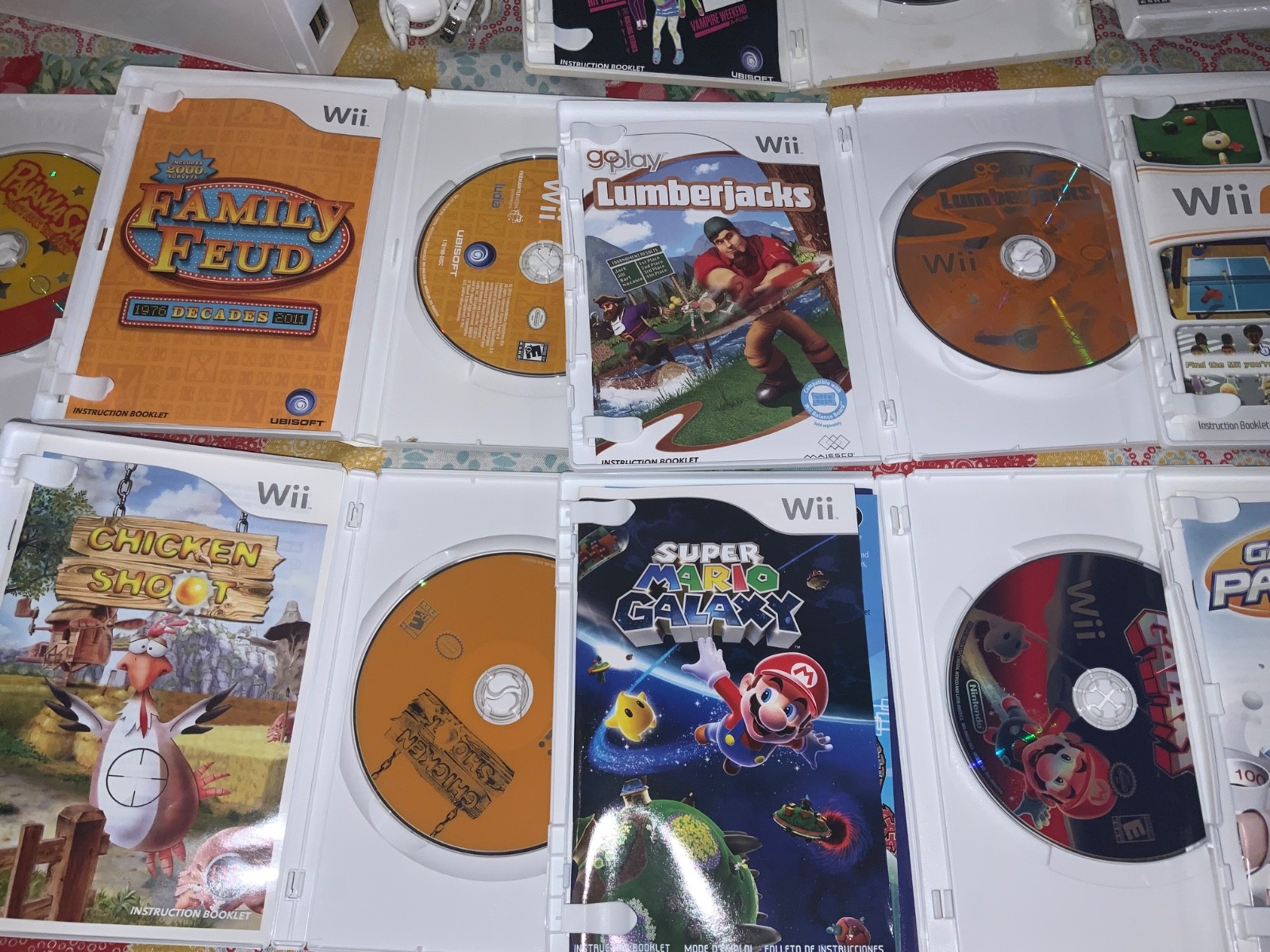 Nintendo Wii White Console & 10 Games. Very Clean N64, GameCube