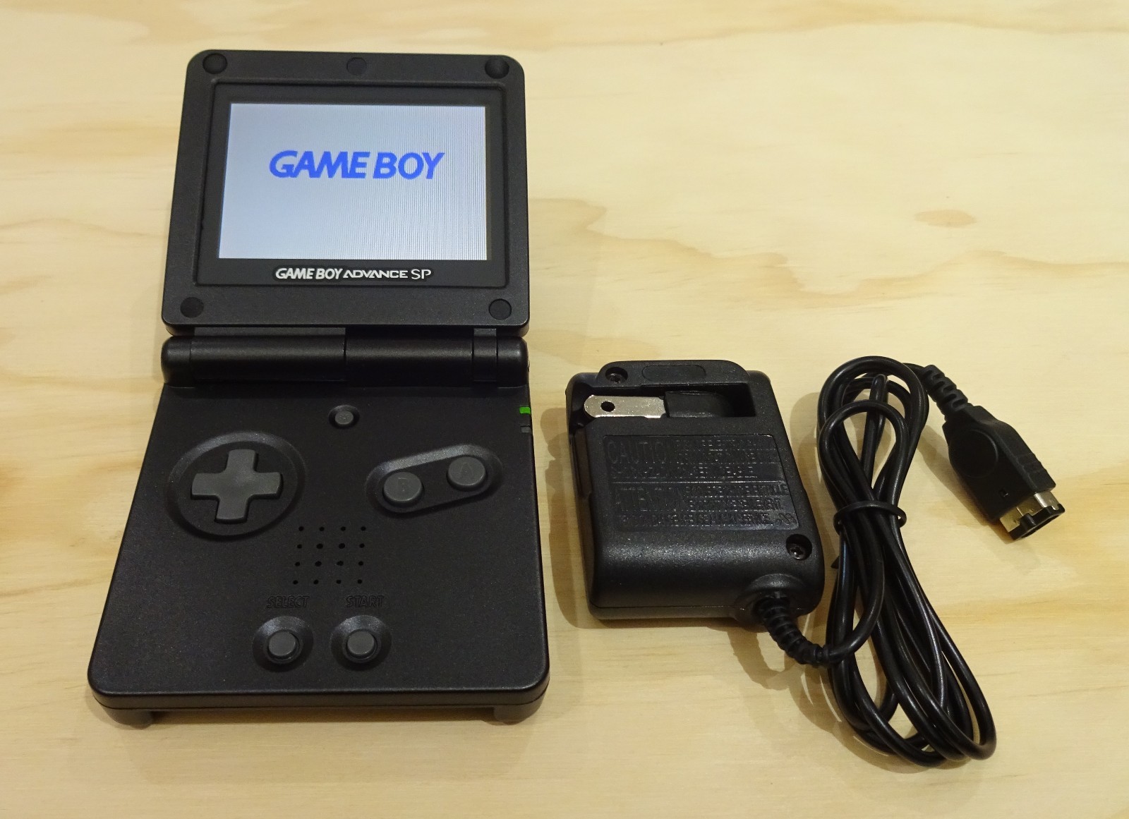 Nintendo Game Boy Advance GBA SP Graphite Black System AGS 101 Brighter