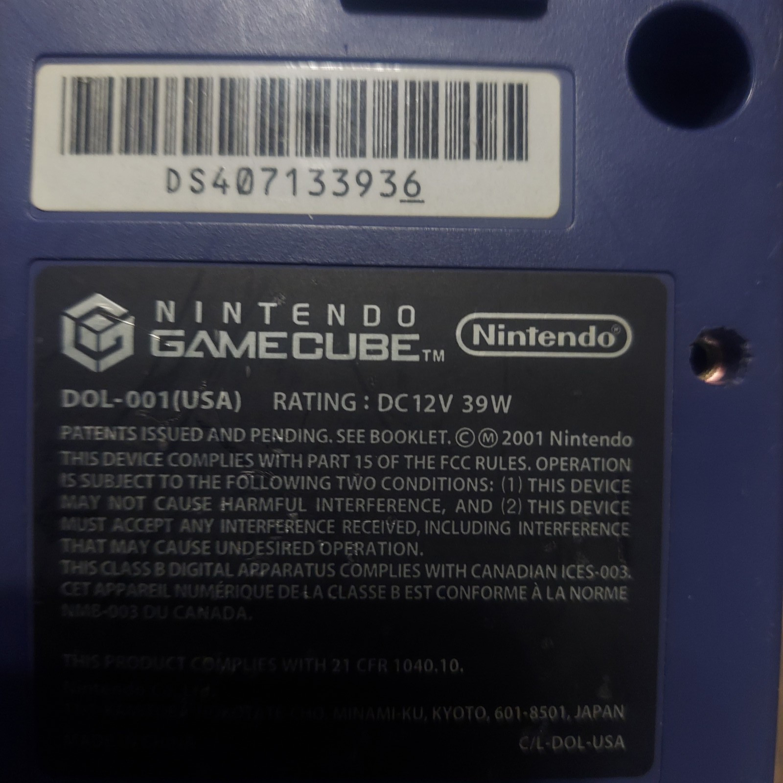 Nintendo GameCube DOL-001 Bundle 2 OEM Controllers 8 Games Memory Card Tested