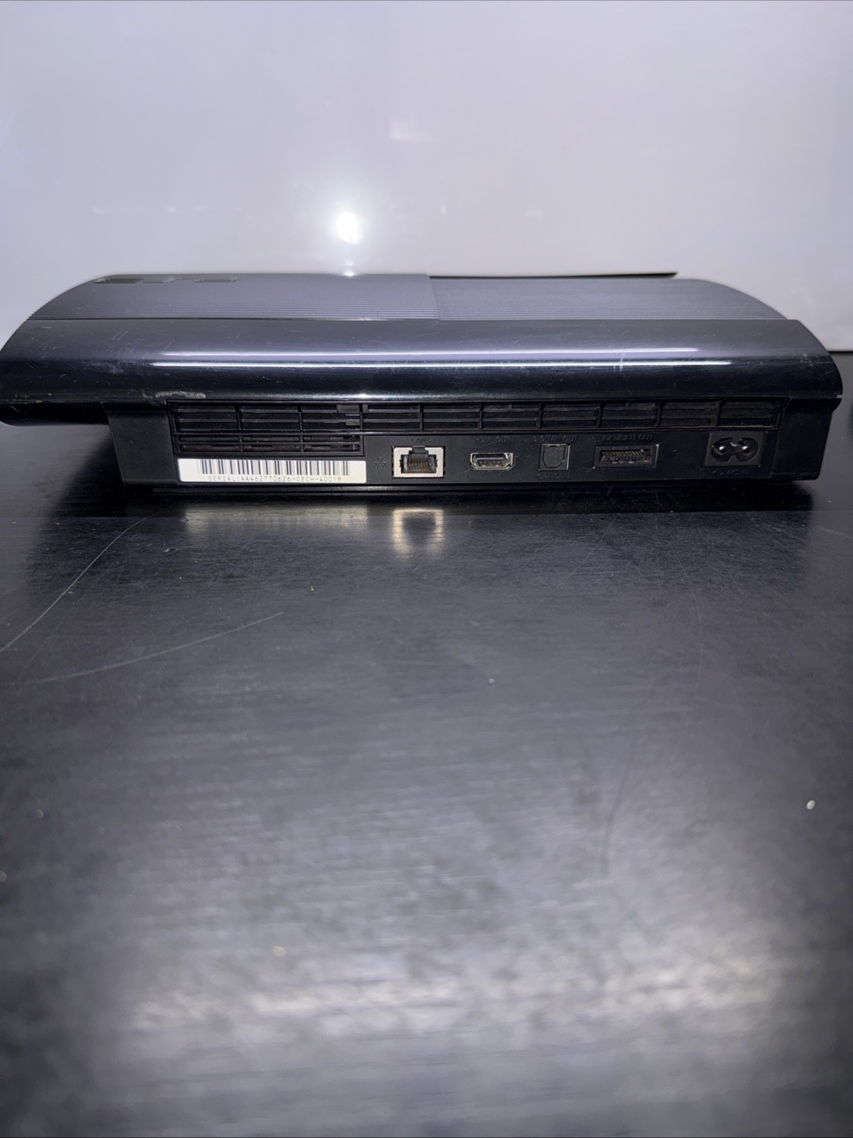 •Cosmetically Flawed/Read First•Sony PlayStation 3 PS3 Super Slim Black 250GB