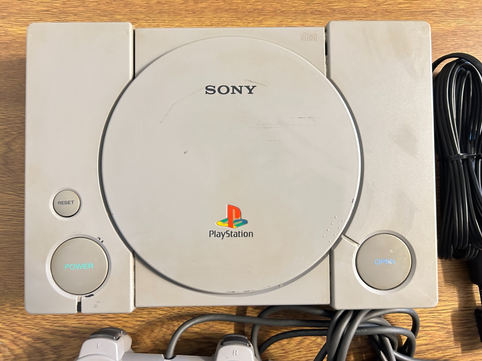 Sony PlayStation SCPH-7000 Console + DualShock Controller Tested PS1 Japan NTSCJ