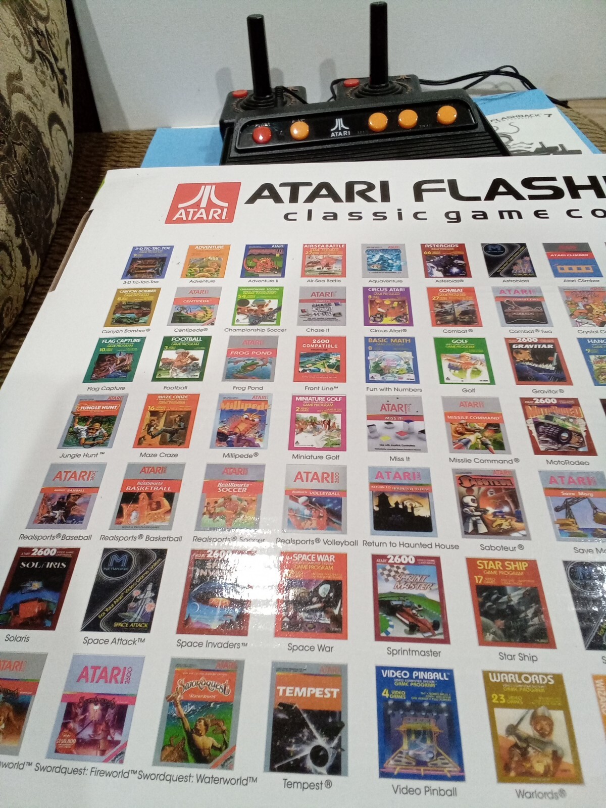 Atari Flashback 7 Deluxe Console Complete w/ Box Manual 4 Controllers 101 Games