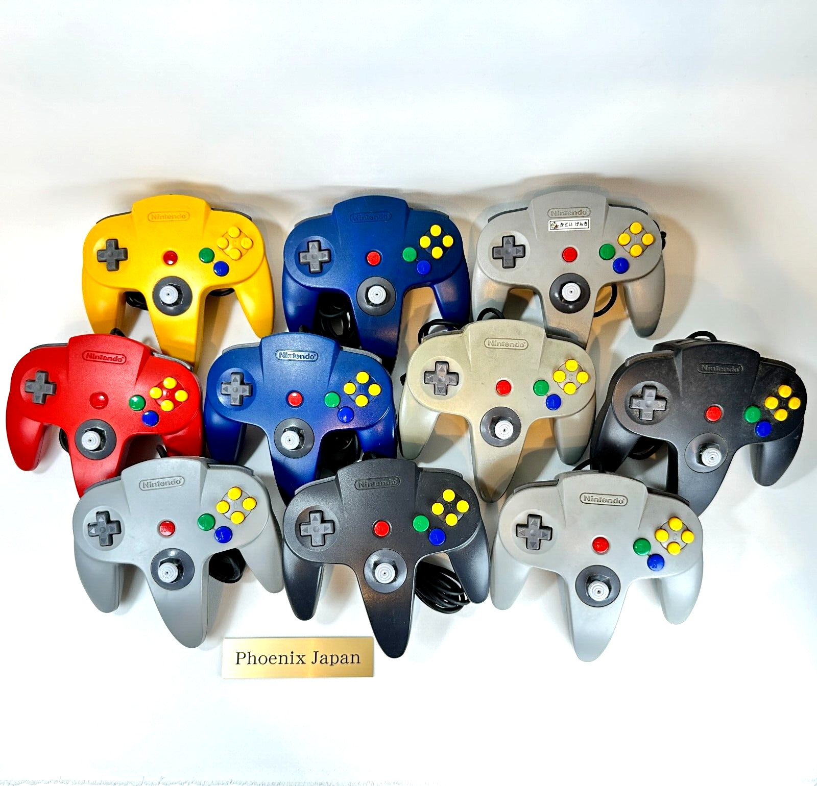 Junk Nintendo 64 N64 Controller Lot of 10 Set Random Color Console Used