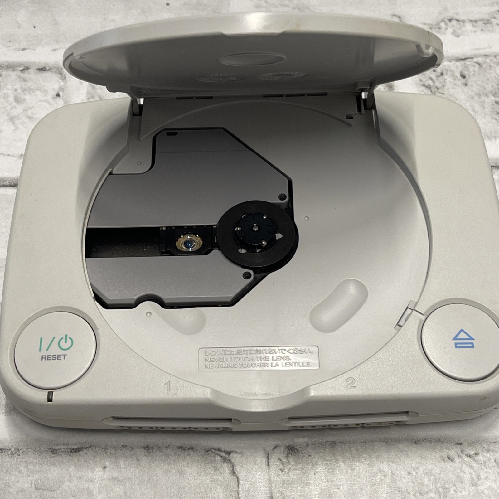 Sony PSOne Slim White Console PS1 (SCPH-101) w Controller, Power Cord Tested Vtg