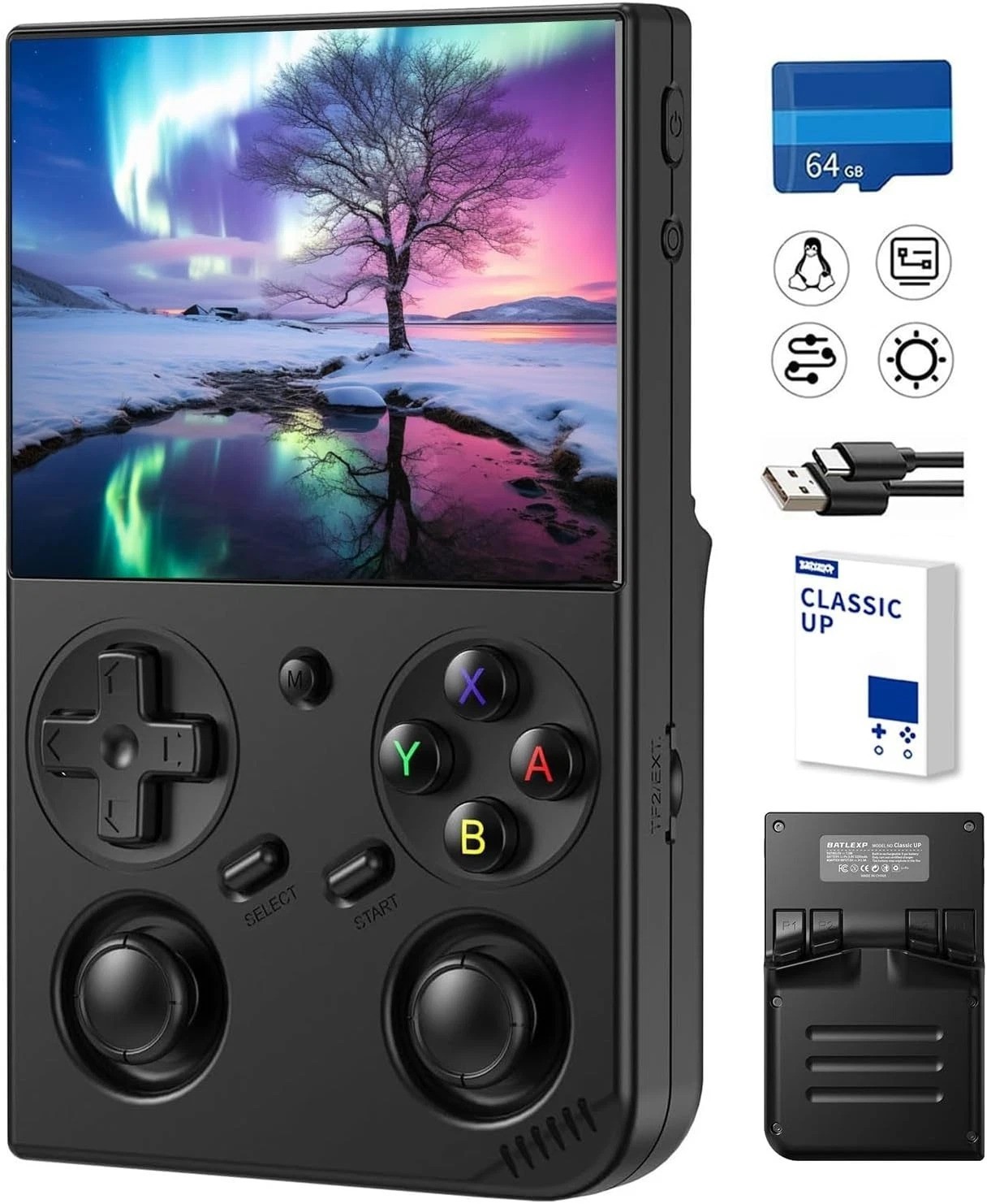 Handheld Gaming Delight: Retro Console with 3.5” IPS & 5G WiFi Connectivity
