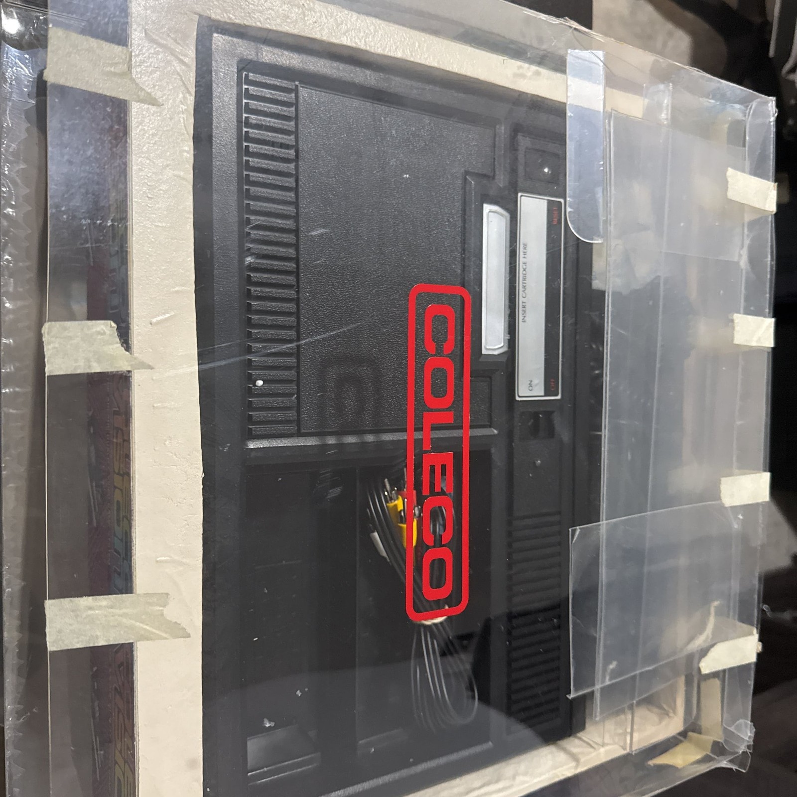Vintage ColecoVision Game Console with Controllers in custom made box