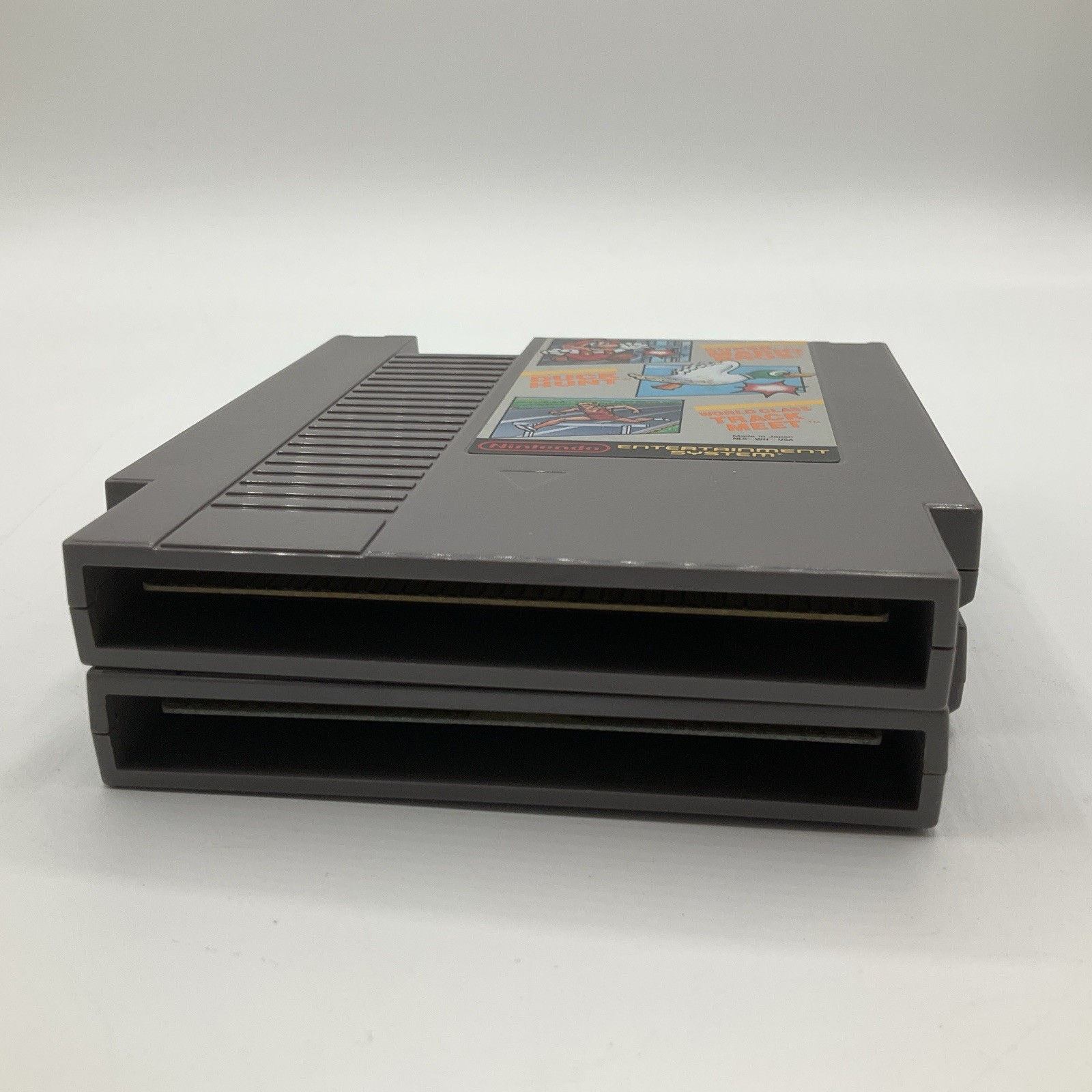 Nintendo NES Original Console Bundle Controller Cables & 2 Mario Games Tested
