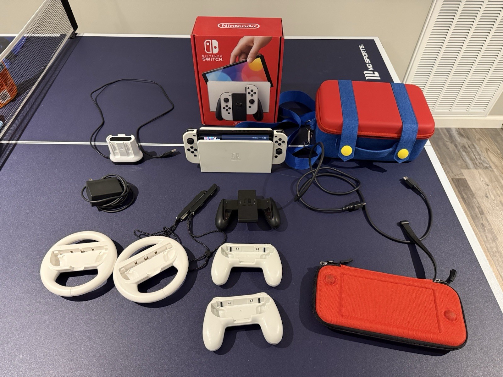 Nintendo Switch OLED Bundle with Original Dock, Box, and Accessories