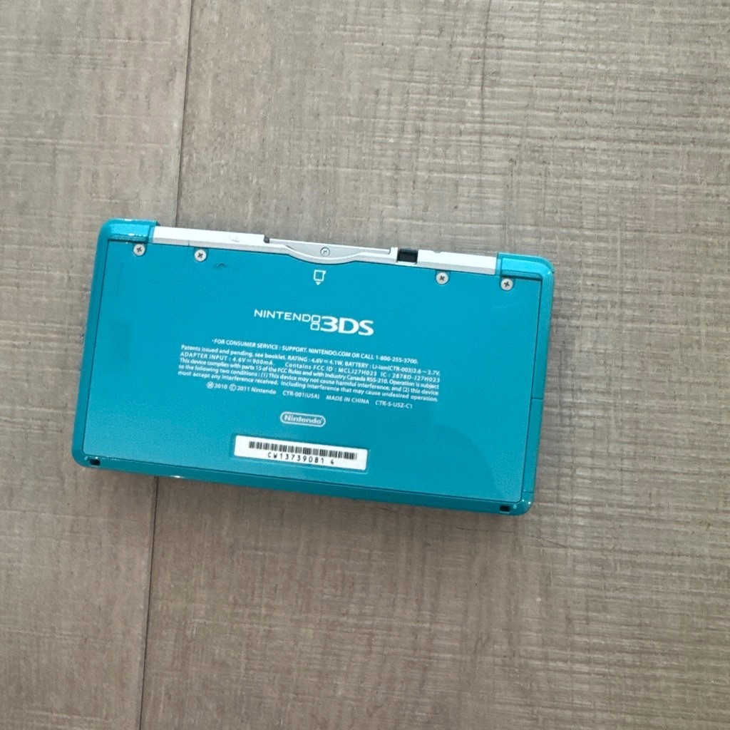 Nintendo 3DS Handheld System – Aqua Blue (UNTESTED / AS-IS)