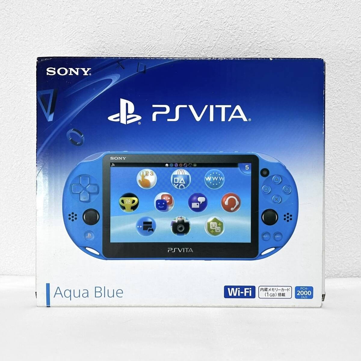 Sony PlayStation PS Vita Console – Aqua Blue (PCH-2001) BRAND NEW / SEALED