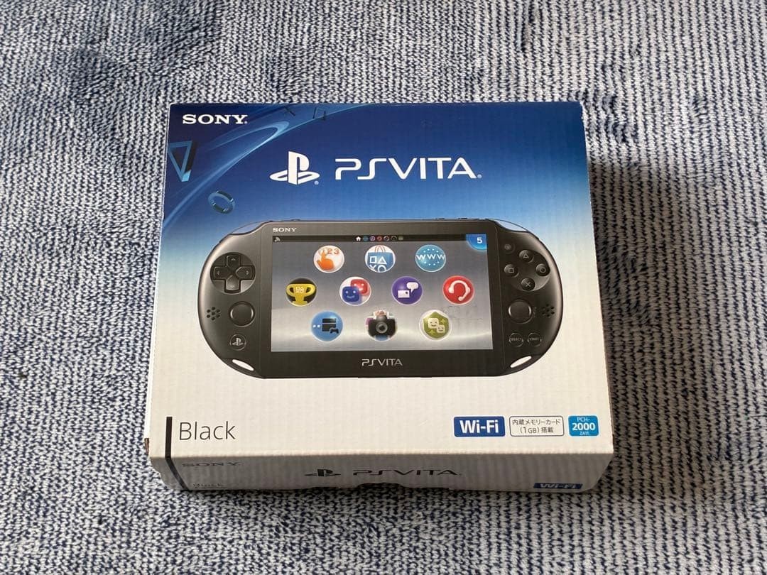 SONY PS Vita PCH-2000 Black Console PlayStation Vita