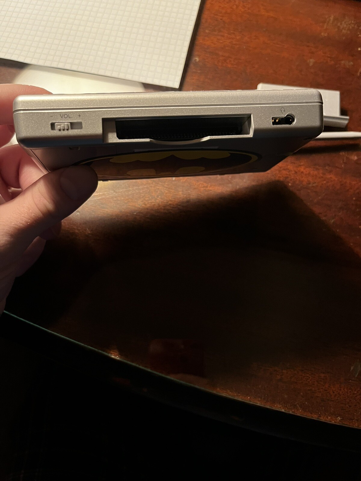 Nintendo DS Lite Silver Handheld System With Charger