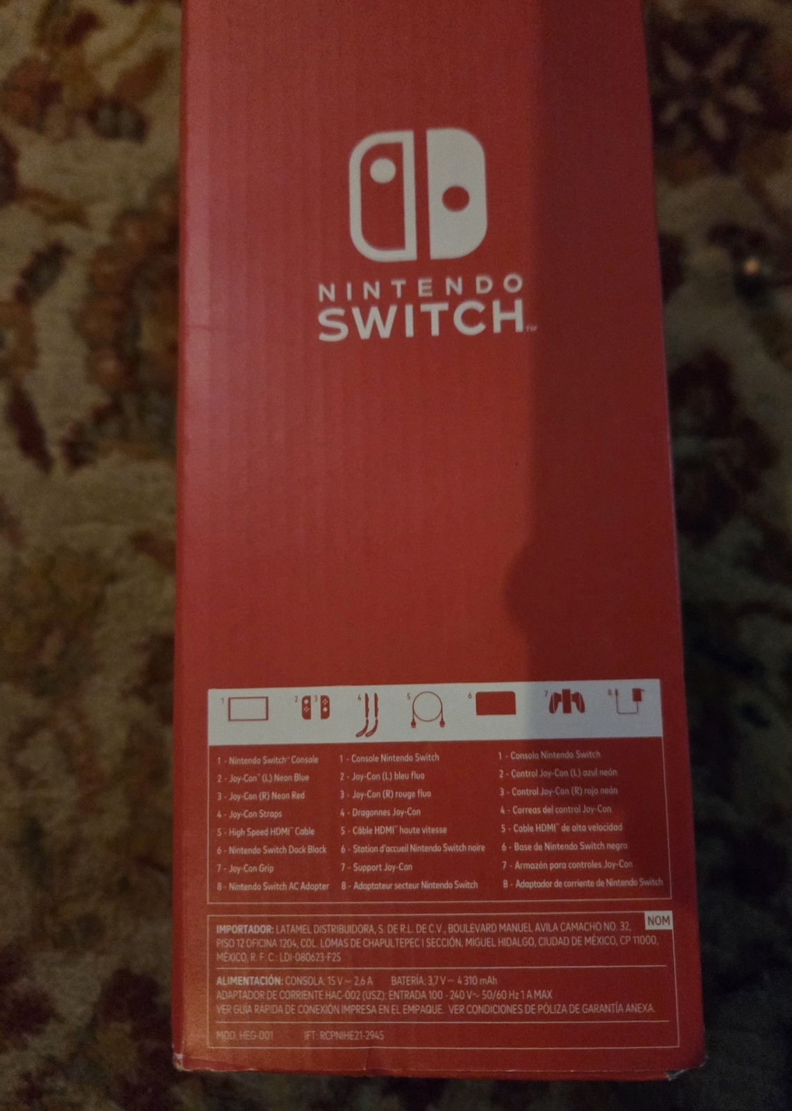 Nintendo Switch OLED Model New In Box- 64GB – Black/Red