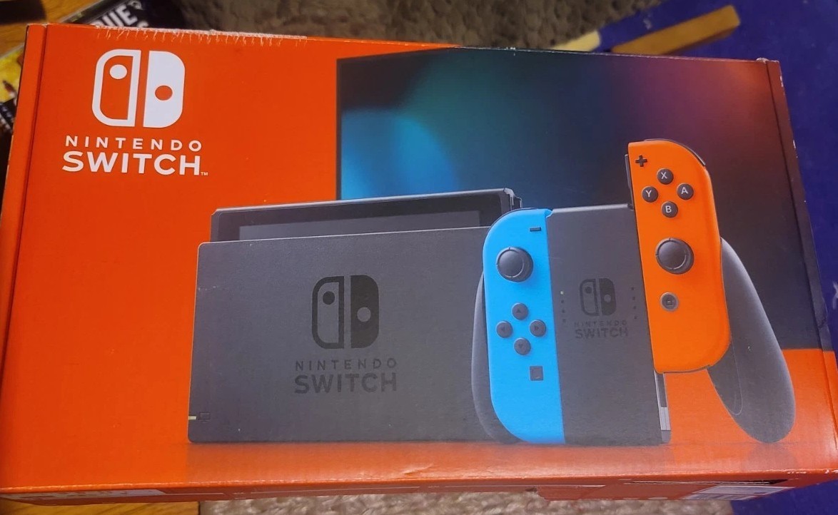 Nintendo Switch Console Complete In Box Clean Adult Owned -Pokémon Sword Incl